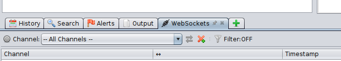 OWASP ZAP WebSockets tab